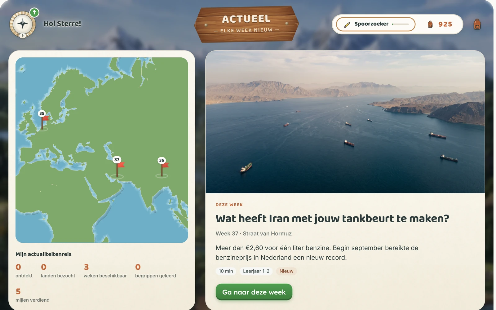 Actuele les van de week in Nomade Actueel